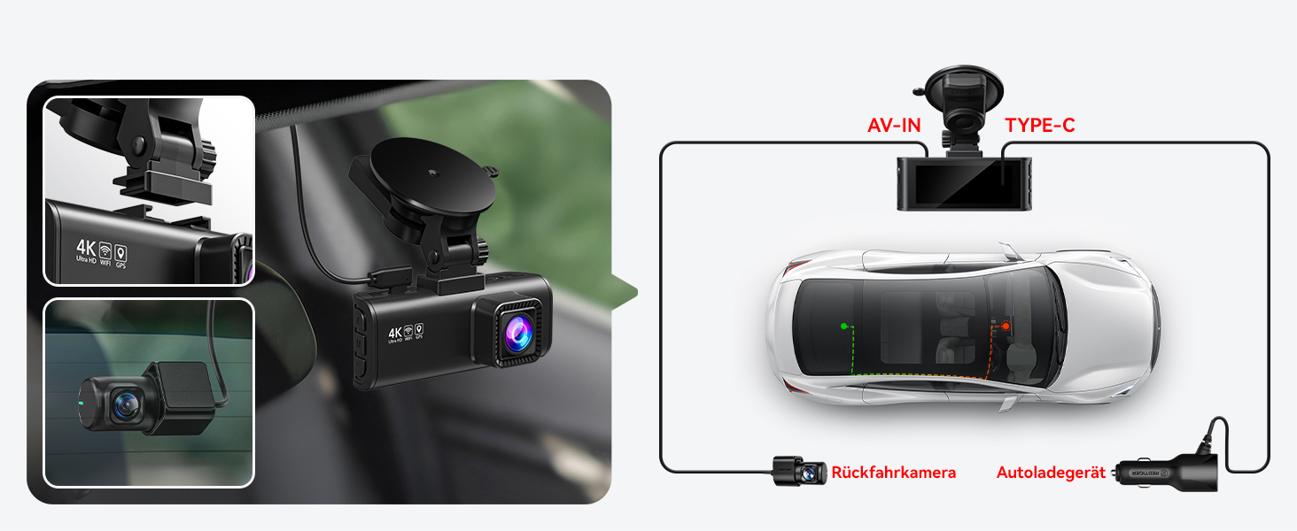 REDTIGER F7NP Dashcam 4K mit STARVIS 2 – Detail 14