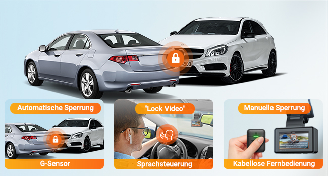 VANTRUE E2 Dashcam mit zwei 2,7K-Kameras – Detail 3