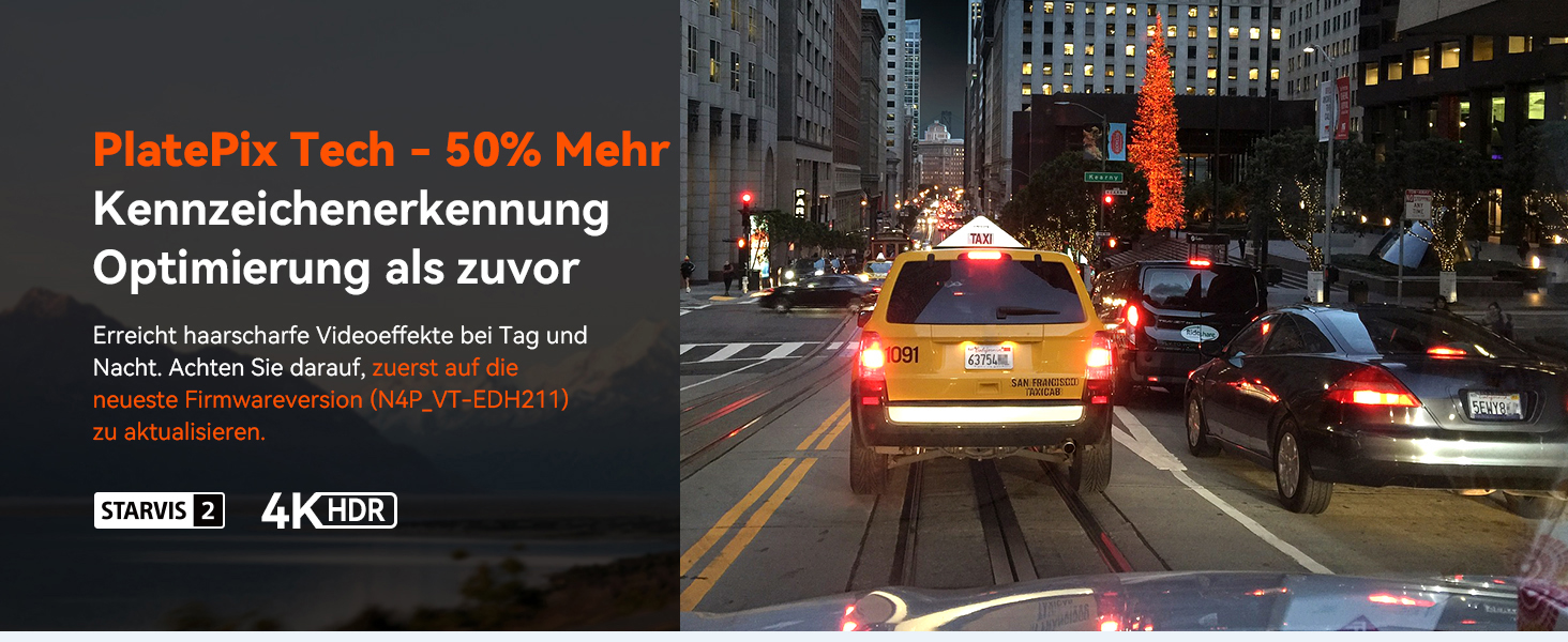 VANTRUE N4 Pro Dashcam 4K mit drei Kanälen – Detail 3