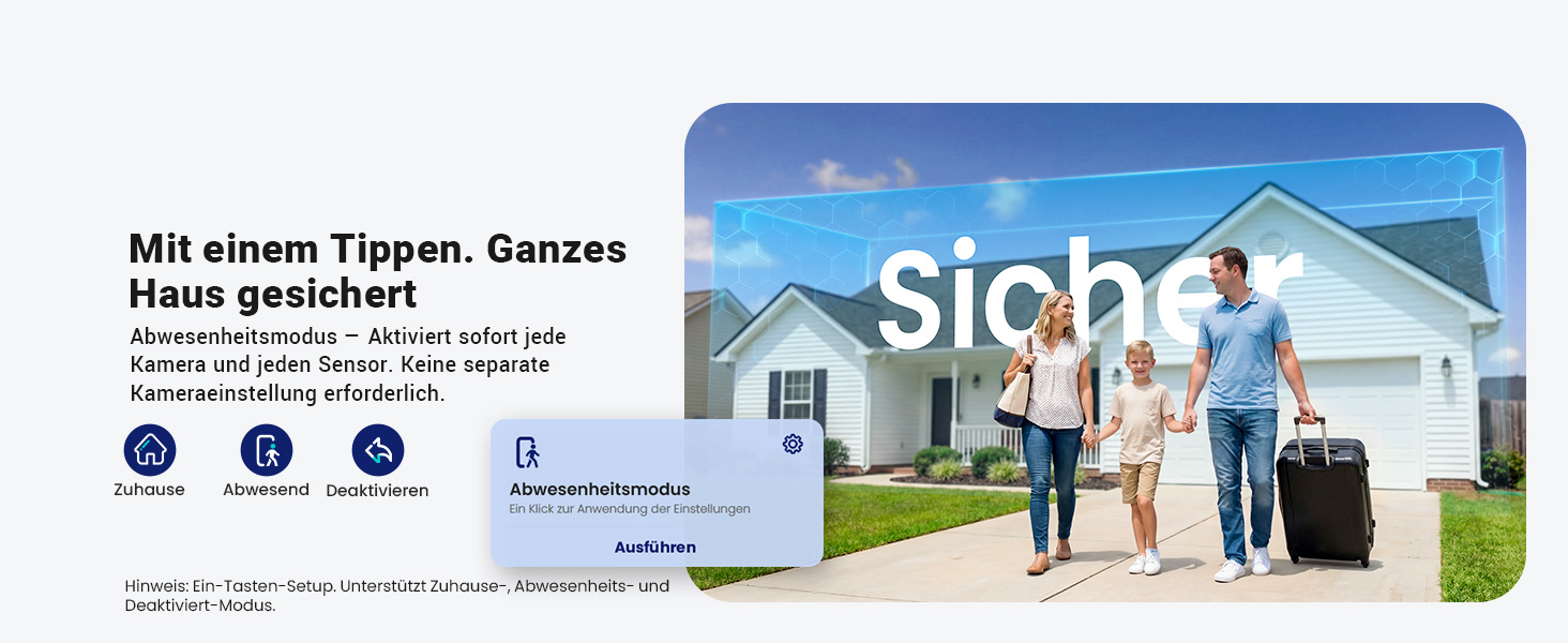 ANSQUE Solar-Akkukamera-Set mit zwei schwenkbaren 2K-Kameras und Basisstation – Detail 18
