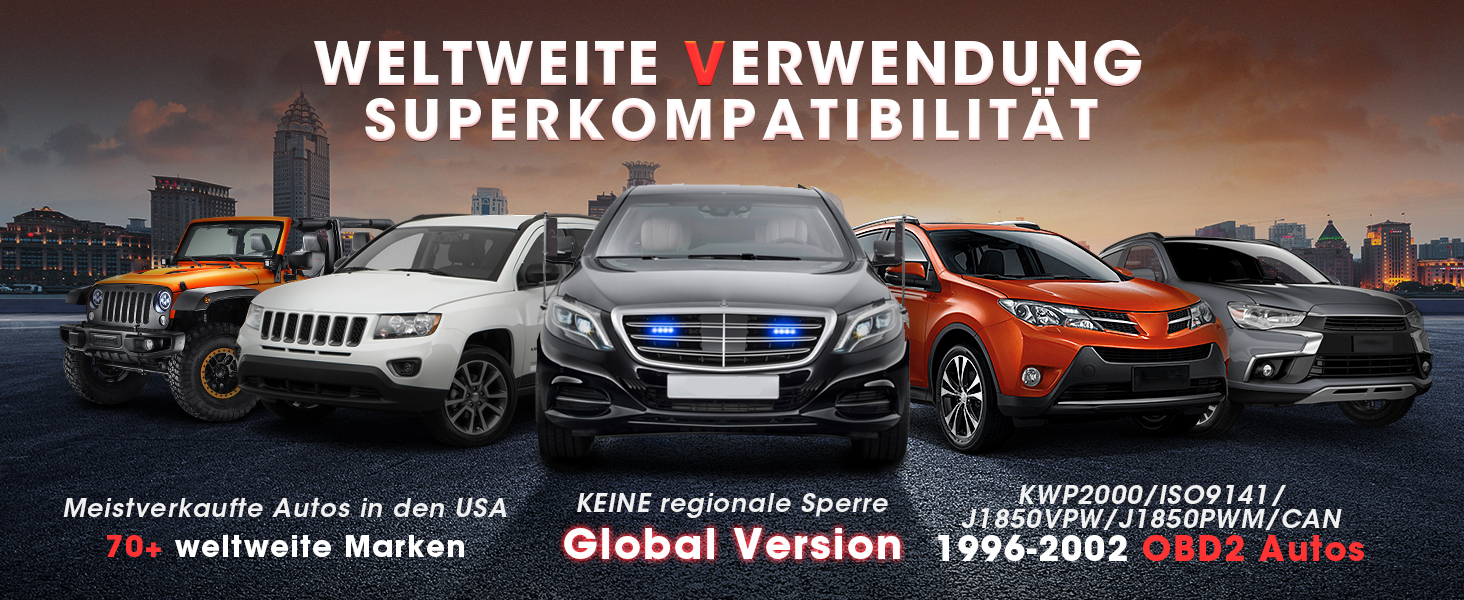 LAUNCH CRP129X V3.0 OBD2-Diagnosegerät mit 5-Zoll-Touchscreen und OBD-Anschlusskabel – Detail 10
