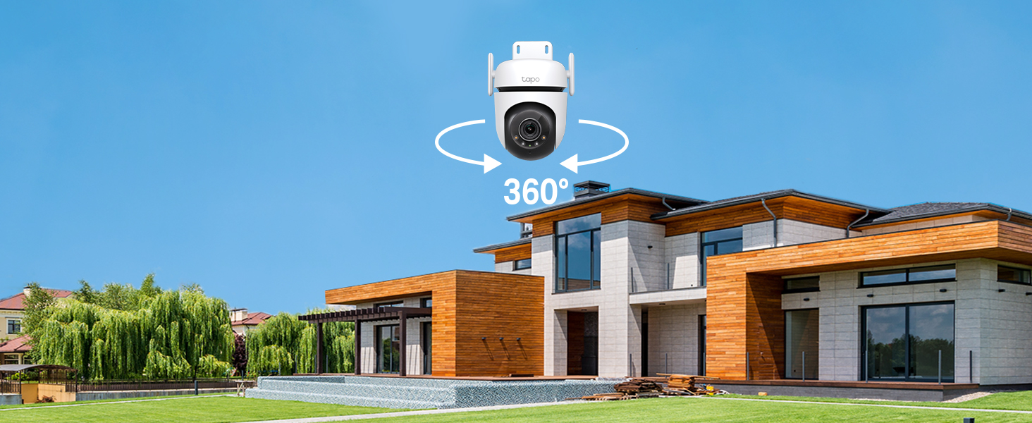 Tapo C520WS Überwachungskamera für aussen mit schwenkbarem Kopf und zwei Antennen – Detail 7