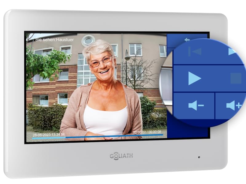 Goliath Basic Line Video-Türsprechanlage 2-Draht-Bus mit 7-Zoll-Touchmonitor – Detail 3