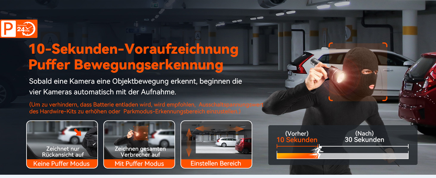 VANTRUE N5 Dashcam mit vier Kanälen – Detail 5