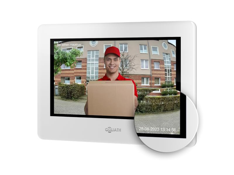 Goliath Basic Line Video-Türsprechanlage Unterputz mit 7-Zoll-Touchmonitor – Detail 5