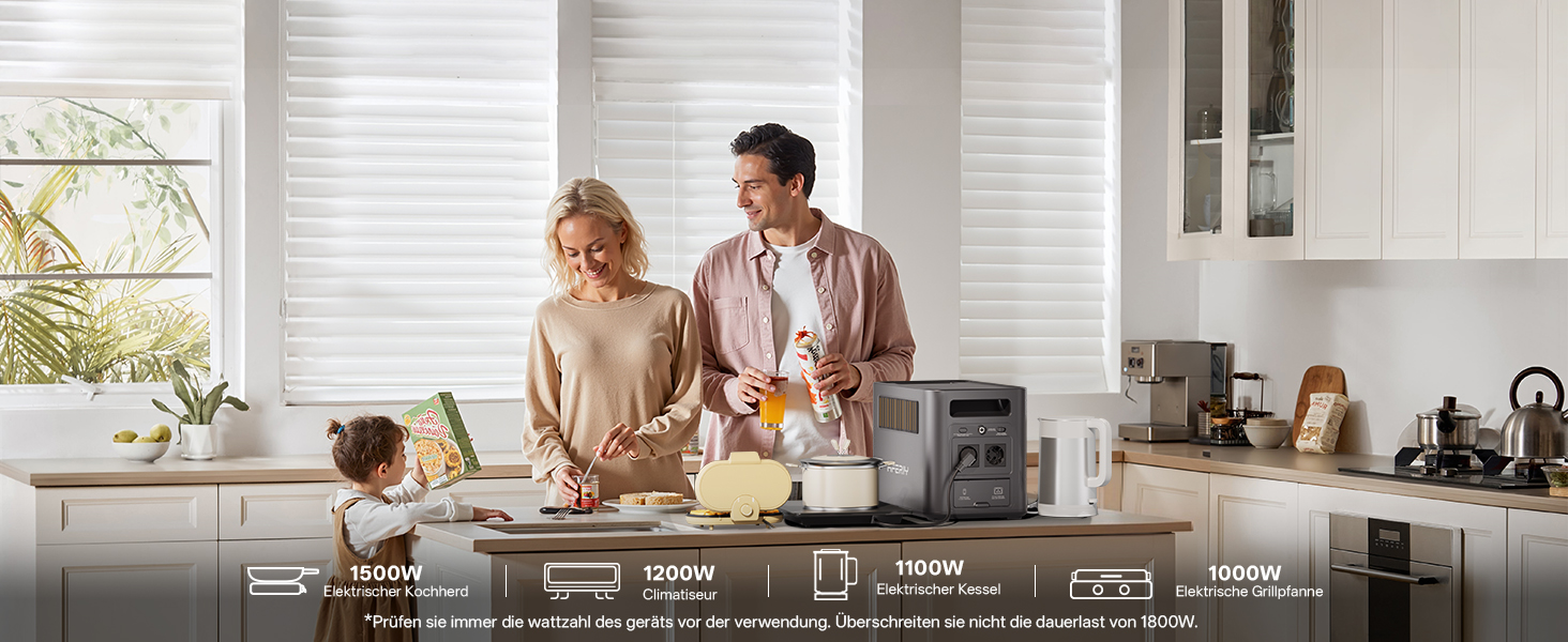 AFERIY P180 Pro Powerstation mit 1024 Wattstunden, erweiterbar auf 5120 Wattstunden – Detail 13