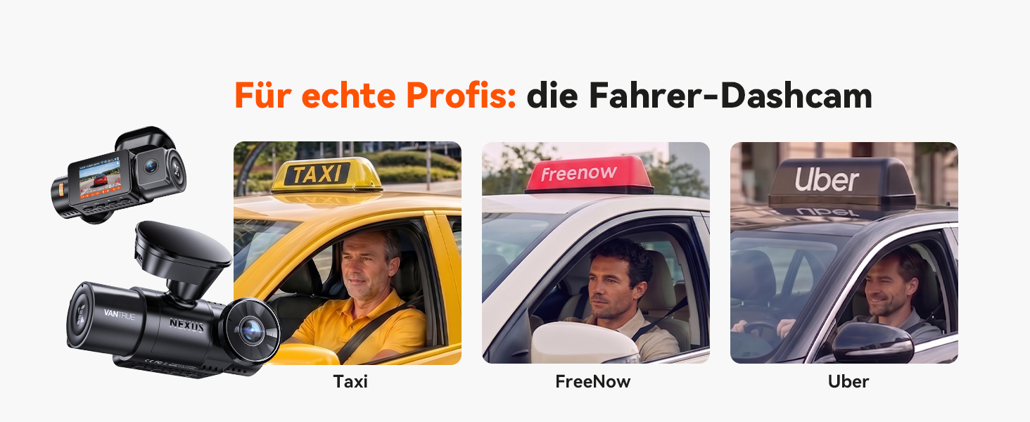 VANTRUE N2X Dashcam vorne und Innenraum mit Infrarot – Detail 7