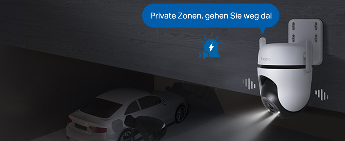 Tapo C520WS Überwachungskamera für aussen mit schwenkbarem Kopf und zwei Antennen – Detail 10