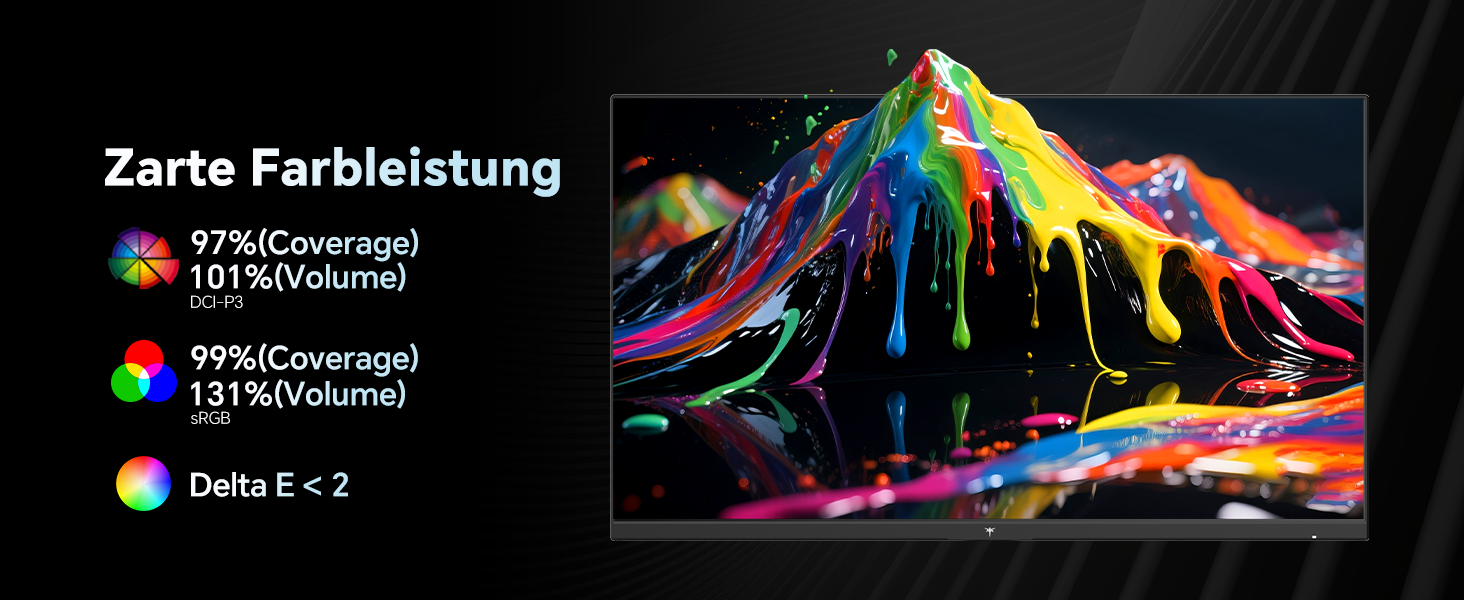 KTC H27T6: weisser 27-Zoll-Gaming-Monitor auf höhenverstellbarem Standfuss, Frontansicht. – Detail 5