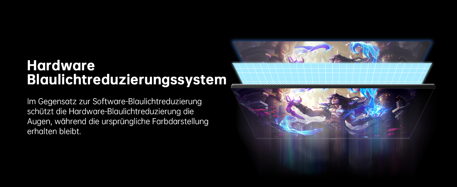 KTC U27T6 27-Zoll-4K-Monitor mit schmalem Rahmen auf Standfuss, Rückseite in Kohlefaseroptik – Detail 7