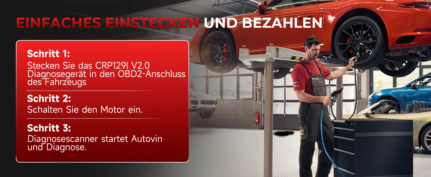 LAUNCH CRP129i V2.0 Diagnosegerät mit 5-Zoll-Touchscreen und OBD2-Kabel – Detail 15