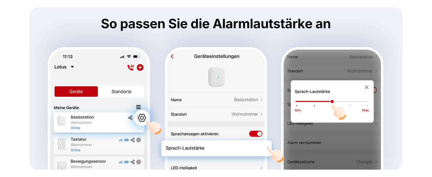 X-Sense AS12 Alarmanlage-Set mit Basisstation, Bedienfeld, Sensoren und Bewegungsmeldern – Detail 8