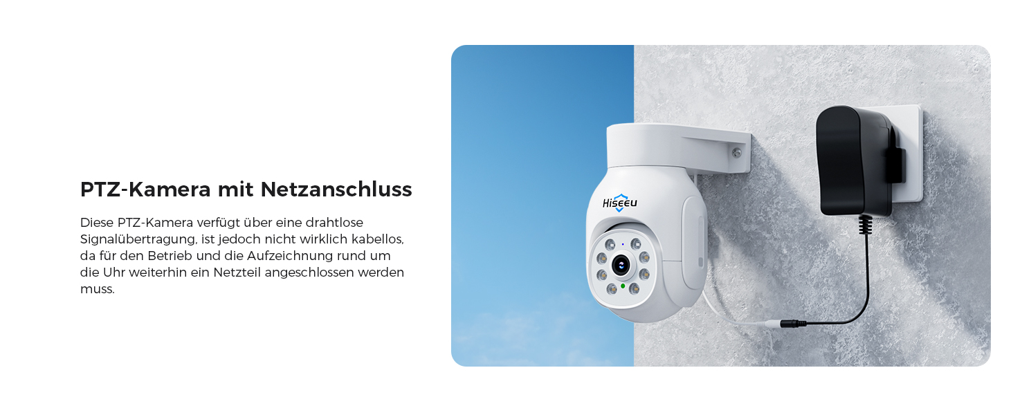 Hiseeu WLAN-Überwachungsset mit vier schwenkbaren 5-MP-PTZ-Kameras und 10-Zoll-Monitor – Detail 10