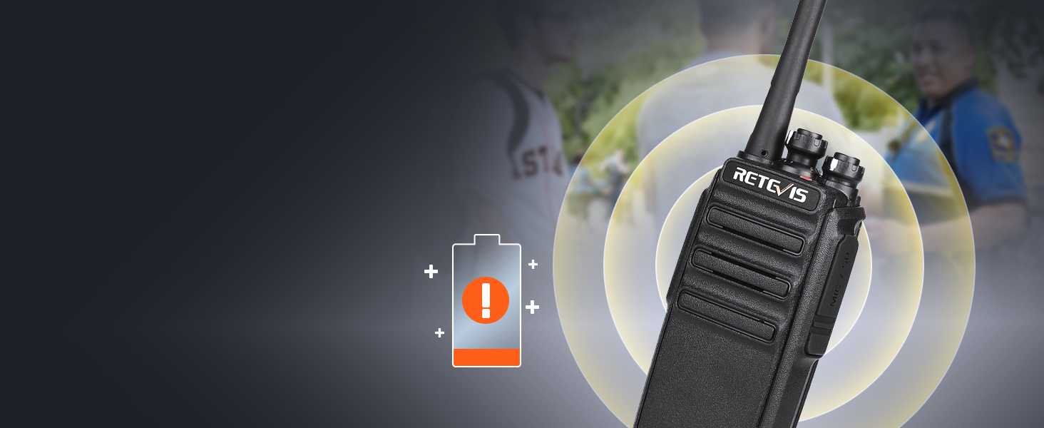 Retevis RT24 Plus Funkgeräte-Set mit zehn Geräten, Headsets und Ladeschalen – Detail 11