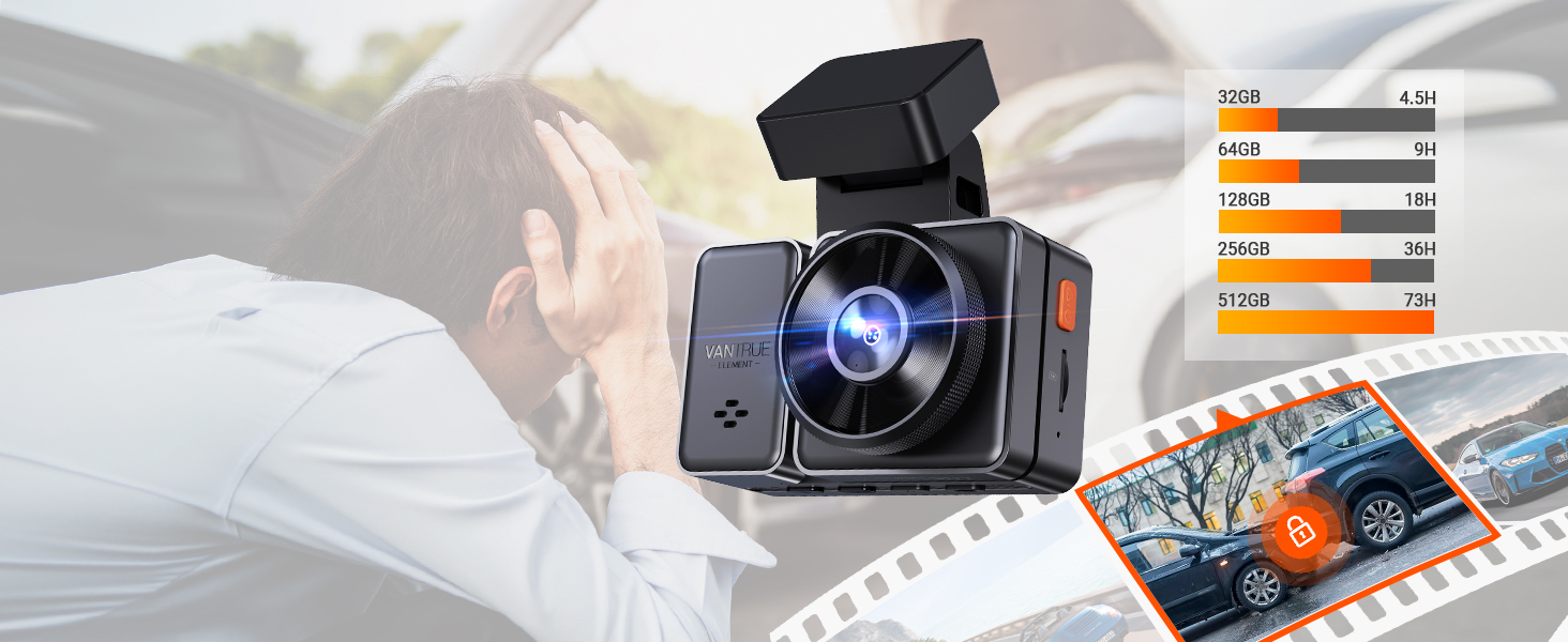 VANTRUE E2 Dashcam mit zwei 2,7K-Kameras – Detail 6