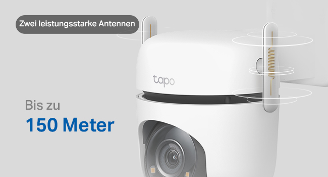 Tapo C520WS Überwachungskamera für aussen mit schwenkbarem Kopf und zwei Antennen – Detail 13