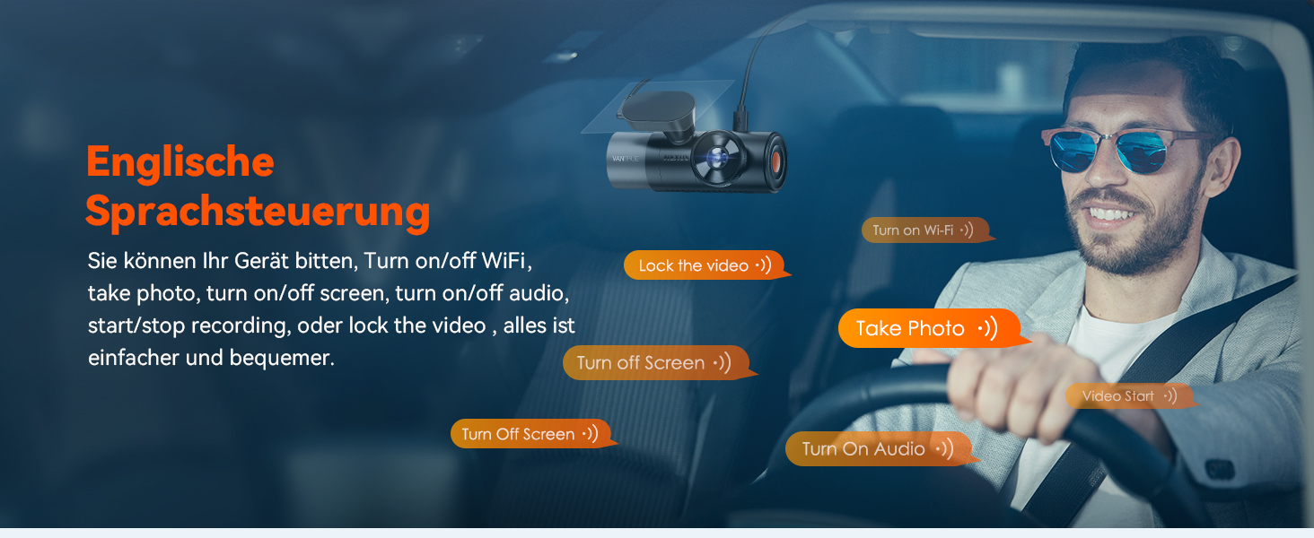 VANTRUE N5 Dashcam mit vier Kanälen – Detail 10