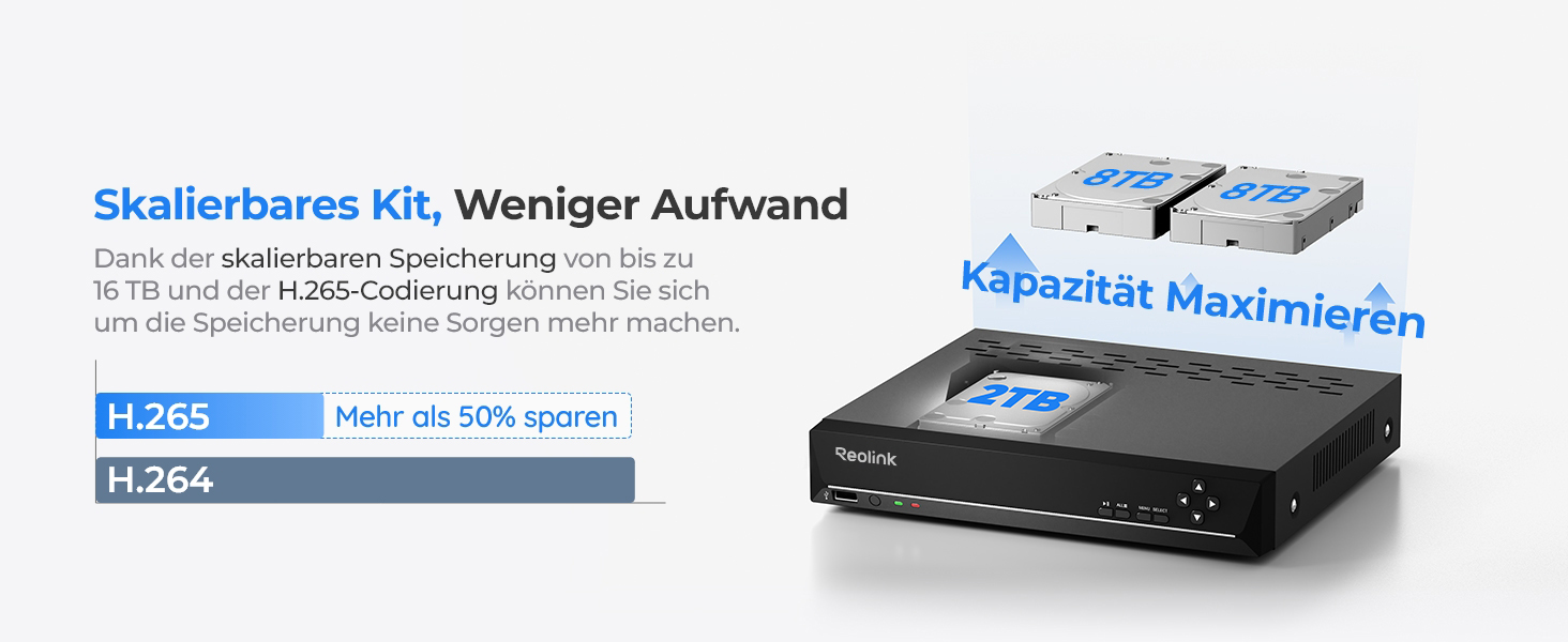 Reolink RLK8-800B4 4K PoE Überwachungsset mit 8-Kanal-NVR – Detail 7