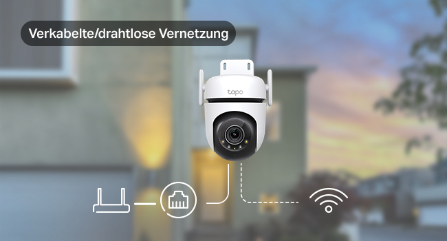 Tapo C520WS Überwachungskamera für aussen mit schwenkbarem Kopf und zwei Antennen – Detail 14