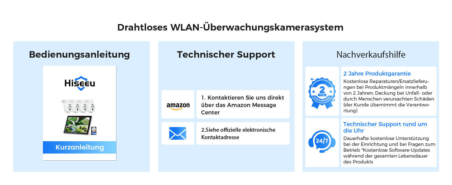 Hiseeu WLAN-Überwachungsset mit vier schwenkbaren 5-MP-PTZ-Kameras und 10-Zoll-Monitor – Detail 12