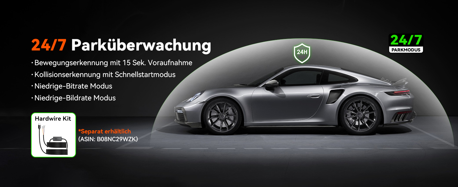 VANTRUE N2X Dashcam vorne und Innenraum mit Infrarot – Detail 12