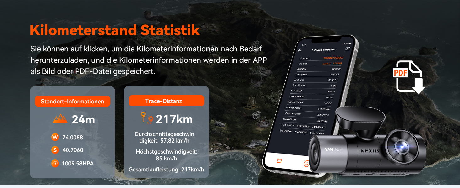 VANTRUE N5 Dashcam mit vier Kanälen – Detail 13