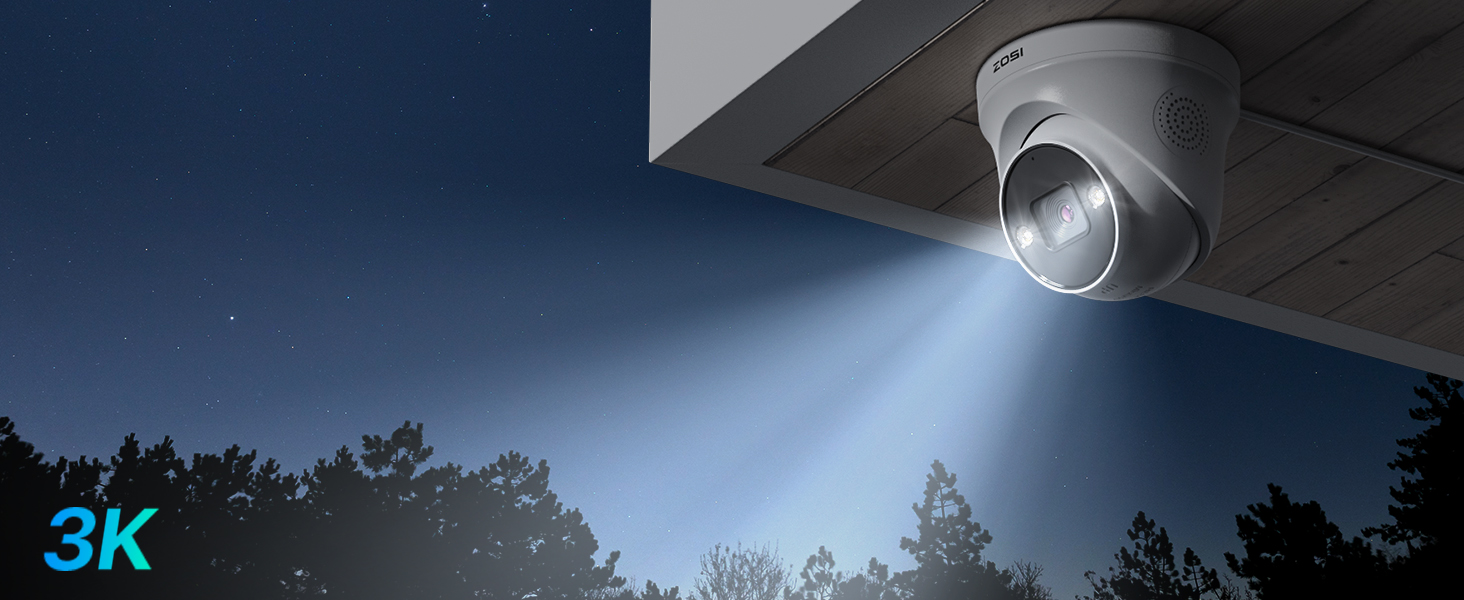 ZOSI C225 PoE-Überwachungsset mit vier 5-MP-Dome-Kameras und 8-Kanal-Rekorder mit 2 TB – Detail 13