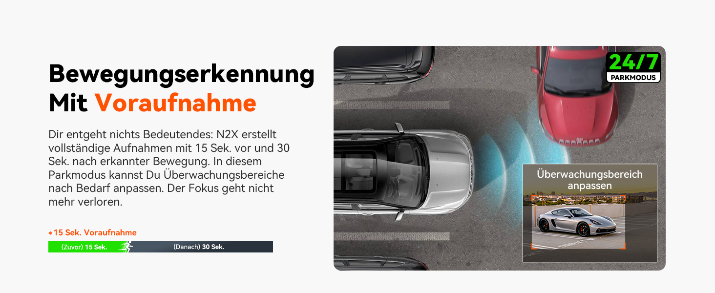 VANTRUE N2X Dashcam vorne und Innenraum mit Infrarot – Detail 14