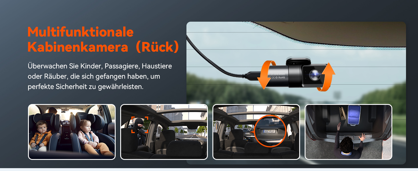 VANTRUE N5 Dashcam mit vier Kanälen – Detail 14