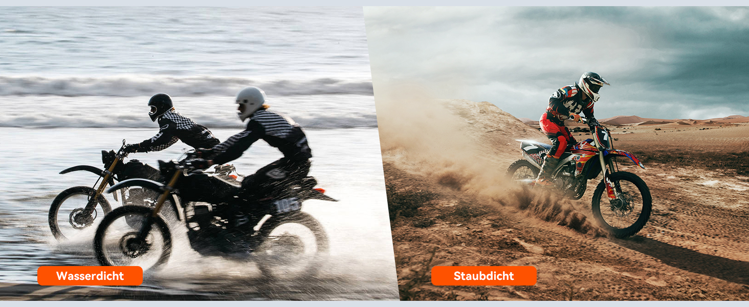 VANTRUE F1 Motorrad-Dashcam 4K wasserdicht – Detail 14