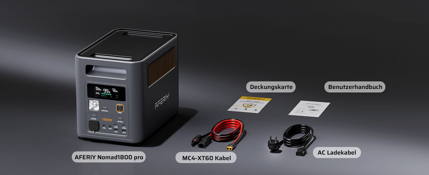 AFERIY P180 Pro Powerstation mit 1024 Wattstunden, erweiterbar auf 5120 Wattstunden – Detail 21