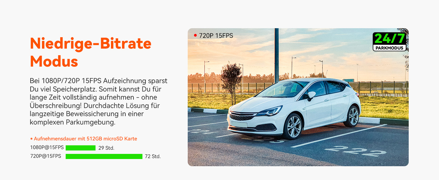 VANTRUE N2X Dashcam vorne und Innenraum mit Infrarot – Detail 15