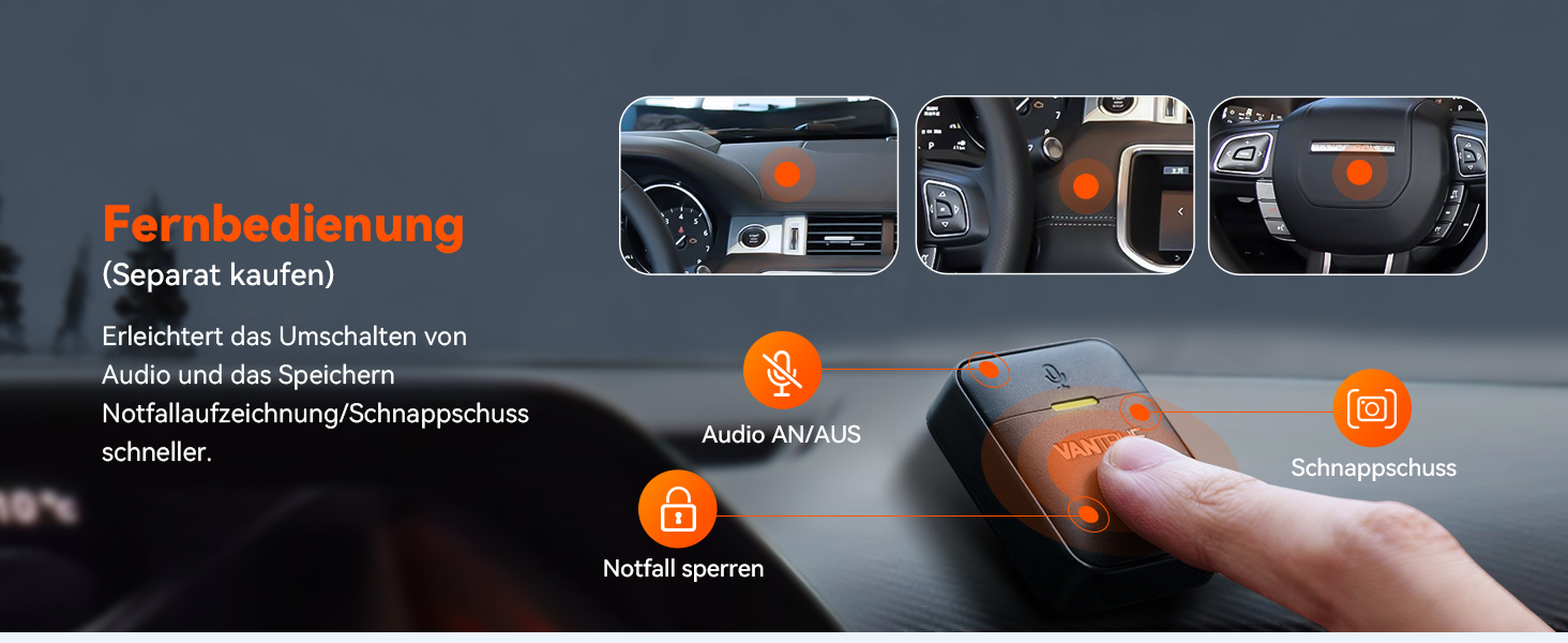 VANTRUE N5 Dashcam mit vier Kanälen – Detail 16