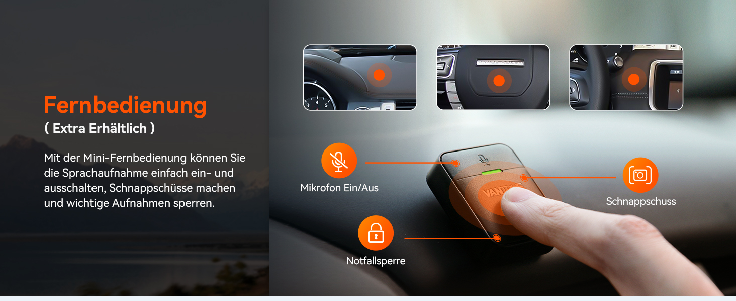 VANTRUE N4 Pro Dashcam 4K mit drei Kanälen – Detail 16