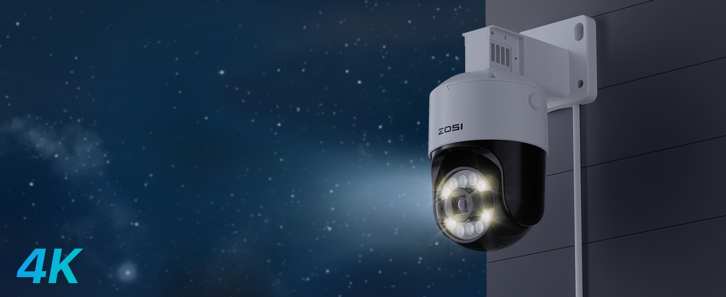 ZOSI C225 PoE-Überwachungsset mit vier 5-MP-Dome-Kameras und 8-Kanal-Rekorder mit 2 TB – Detail 16