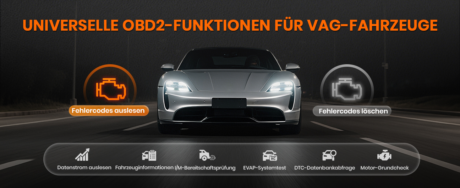 ANCEL VD700Pro Diagnosegerät mit Anzeige und OBD2-Stecker – Detail 15