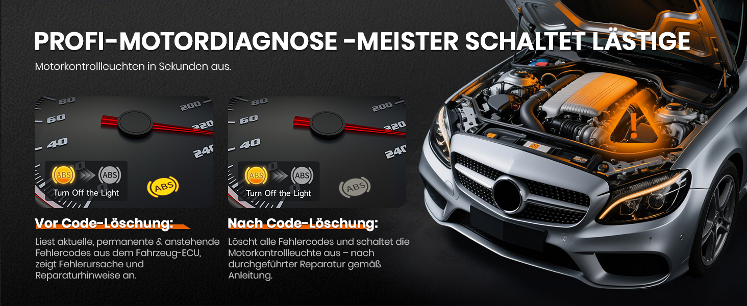 ANCEL VD700Pro Diagnosegerät mit Anzeige und OBD2-Stecker – Detail 16