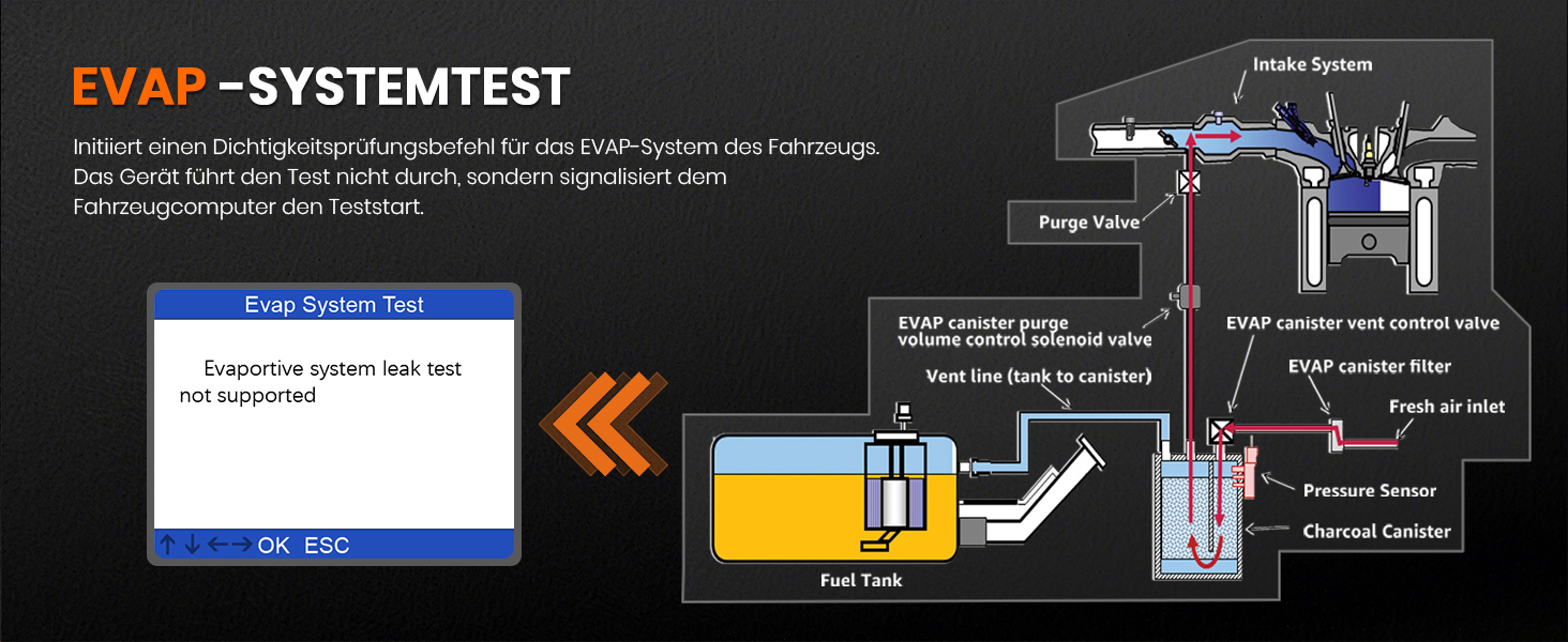ANCEL VD700Pro Diagnosegerät mit Anzeige und OBD2-Stecker – Detail 18