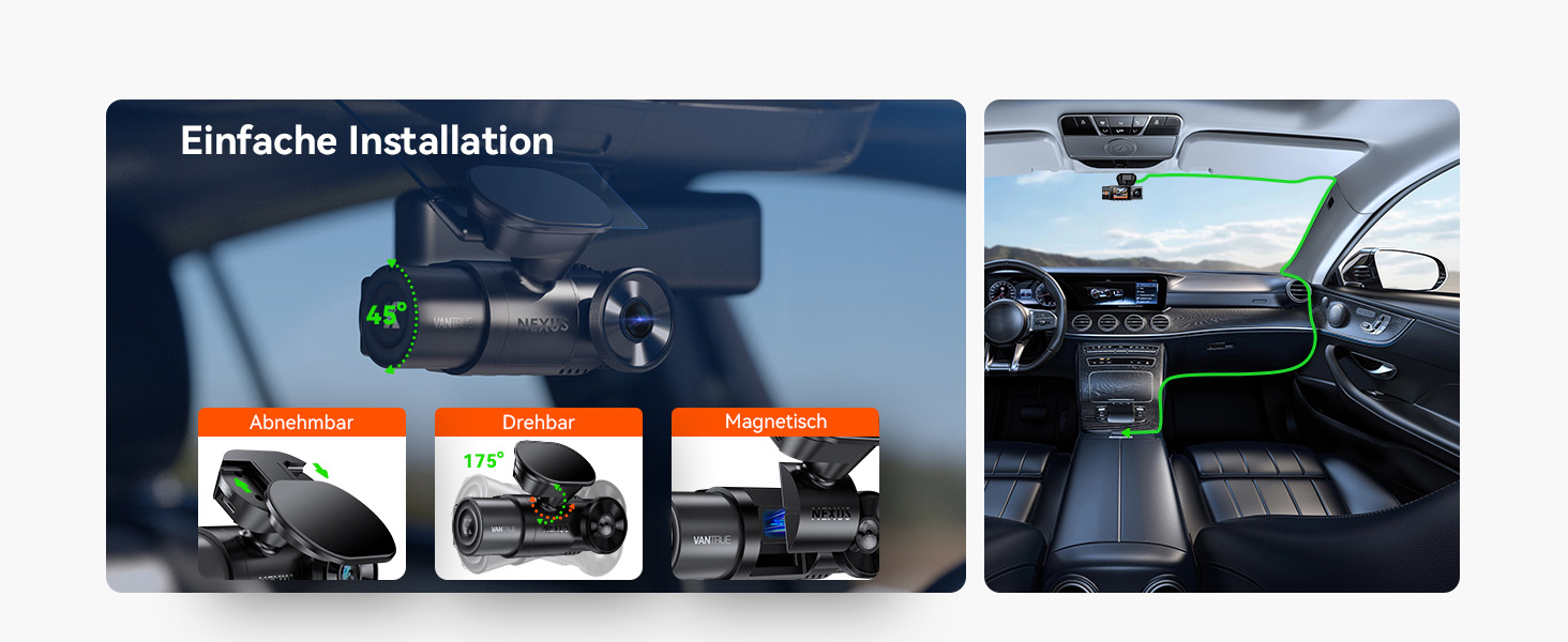 VANTRUE N2X Dashcam vorne und Innenraum mit Infrarot – Detail 22