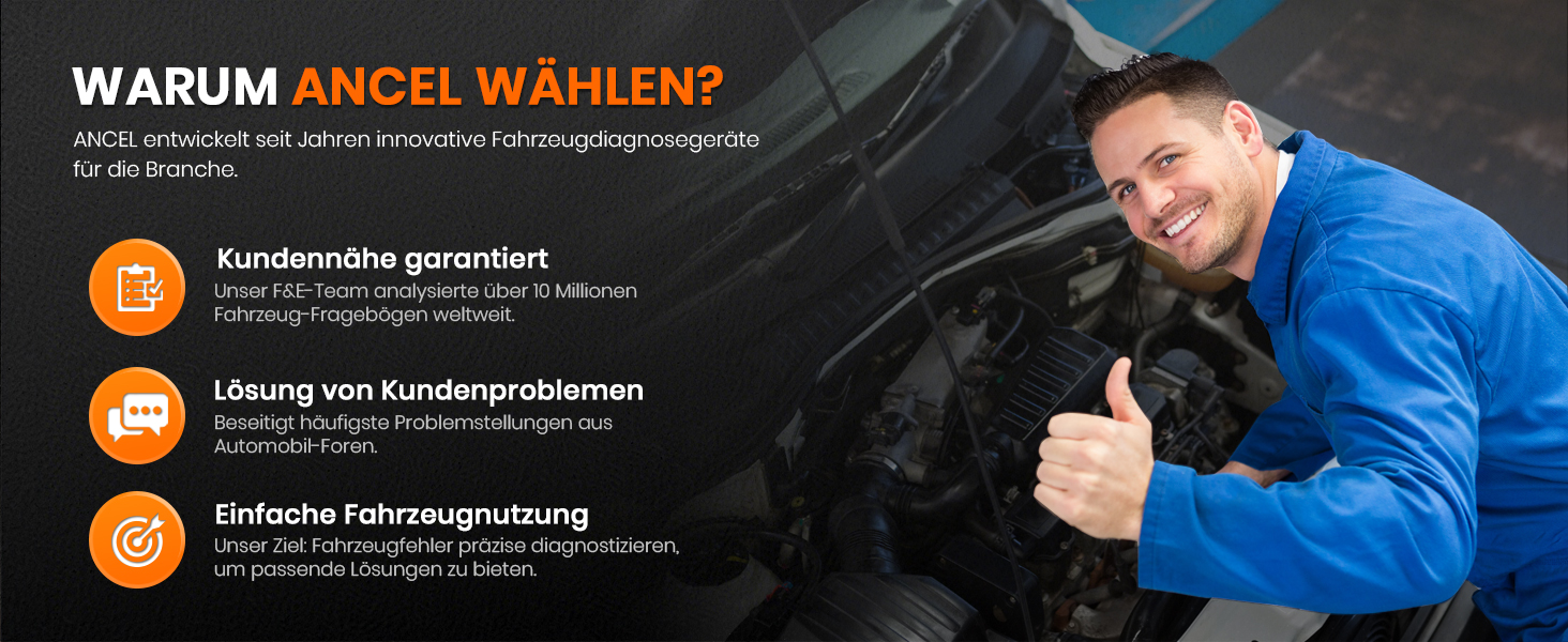 ANCEL VD700Pro Diagnosegerät mit Anzeige und OBD2-Stecker – Detail 27