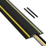 D-Line FC83H Bodenkabelbruecke schwarz gelb mit zwei Steckverbindern