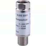 DLBS 3001 Etikett mit Frequenzbereich 5 bis 2500 MHz und Durchgangsdaempfung