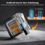 Zwei Stromversorgungsmodi Lithium-Akku oder AA-Batterien