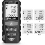 Displayanzeige in vier Masseinheiten Meter Fuss Zoll und Fuss plus Zoll