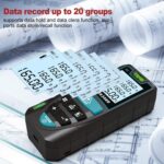 Datenspeicher fuer 20 Messungen auf Bauplan