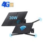 4G-Solar-Router mit Solarpanel und 20'100-mAh-Akku – autarkes WLAN für Kameras ohne Stromanschluss