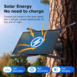 4G-Solar-Router mit Solarpanel und 20'100-mAh-Akku – autarkes WLAN für Kameras ohne Stromanschluss – Bild 2