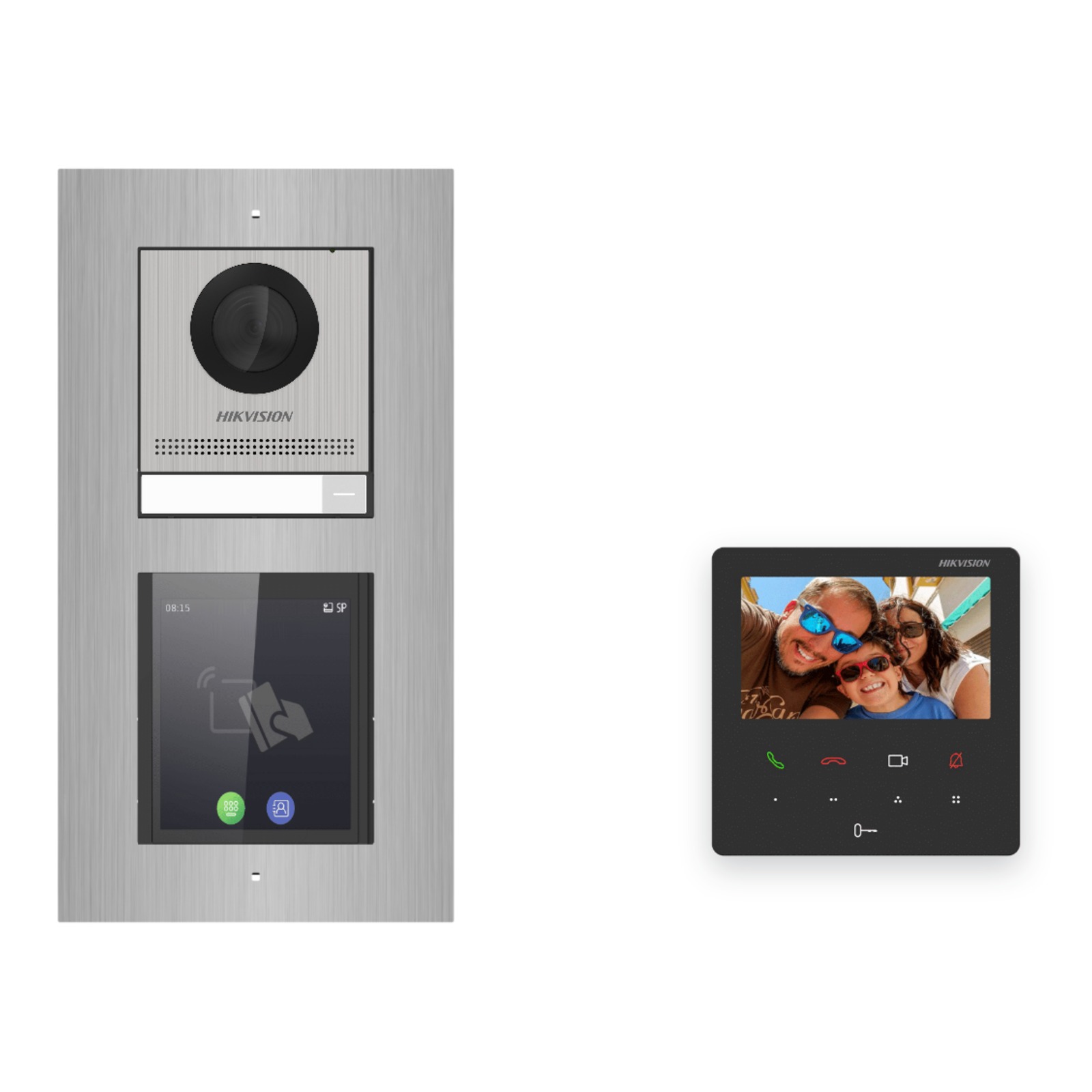 Hikvision PoE Video-Türsprechanlage Einfamilienhaus – Komplett-Set mit Touch-Display, DS-KH6110-WE1, Unterputz Hikvision PoE Video-Türsprechanlage Einfamilienhaus – Komplett-Set mit Touch-Display, DS-KH6110-WE1, Unterputz – Türstation und Innenstation