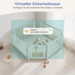 Virtueller Sicherheitszaun des jeeber Babyphone mit FeelBaby-Alarm beim Verlassen der Zone