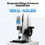 Kabelbinder-Set schwarz aus Nylon 66 in vier Längen